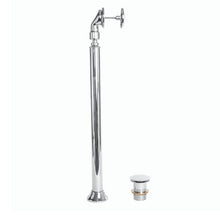 Load image into Gallery viewer, BC Designs Floor Mounted Overflow Pipe & Waste WAS070 Polished Chrome