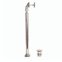 Load image into Gallery viewer, BC Designs Floor Mounted Overflow Pipe & Waste WAS070N Polished Nickel