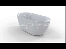 Load and play video in Gallery viewer, Charlotte Edwards Mayfair Acrylic Freestanding Bath, Double Ended Painted Bathtub- 1500x780mm