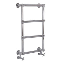 Load image into Gallery viewer, Hurlingham Bassingham Wall Mounted Heated Towel Rail - 770x500mm, Polished Chrome
