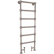 Load image into Gallery viewer, Hurlingham Colossus Floor Mounted Heated Towel Rail - 1800x650mm Polished Nickel
