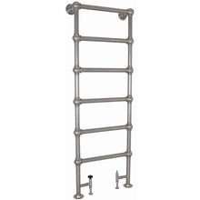 Load image into Gallery viewer, Hurlingham Colossus Floor Mounted Heated Towel Rail - 1800x650mm Polished Chrome

