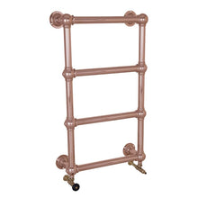 Load image into Gallery viewer, Hurlingham Colossus Wall Mounted Heated Towel Rail - 1000x600mm, Polished Copper

