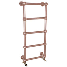 Load image into Gallery viewer, Hurlingham Colossus Wall Mounted Heated Towel Rail - 1300x600mm, Polished Copper

