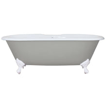 Load image into Gallery viewer, Hurlingham Dryden Freestanding Cast Iron Bath, Roll Top Painted Bath With Feet - 1700x750mm
