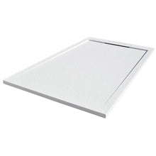 Load image into Gallery viewer, Tissino Giorgio Lux Rectangular Slate Shower Tray, White Slate
