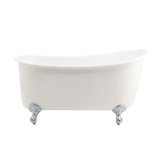 Load image into Gallery viewer, Arroll Ambrose Small Freestanding Cast Iron Bath, Painted Roll Top Small Slipper Bath With Feet - 1370x740mm
