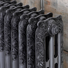 Load image into Gallery viewer, Arroll Rococo 3 Column Cast Iron Radiator, Painted Finish - H765mm
