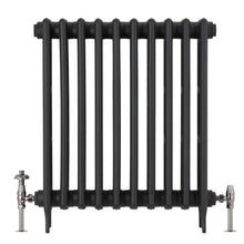 Load image into Gallery viewer, Arroll UK-18 Thermostatic Angled Radiator Valve, Decorative Style Head - 128x91mm
