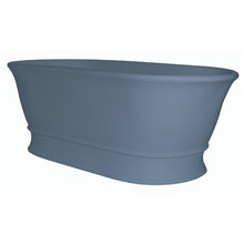 Load image into Gallery viewer, BC Designs Aurelius Cian Freestanding Roll Top Boat Bath, ColourKast - 1740x760mm BAB030B Powder Blue
