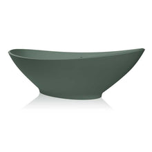 Load image into Gallery viewer, BC Designs Kurv Cian Freestanding Bath ColourKast 1890x900mm BAB005KG Khaki Green
