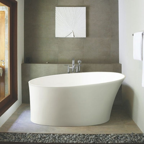 BC Designs Delicata Cian Freestanding Bath Silk Matt White 1520x715mm BAB020MW