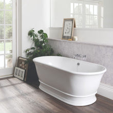 Load image into Gallery viewer, BC Designs Bampton Cian Freestanding Bath Polished White 1555x740mm BAB032 Gloss White
