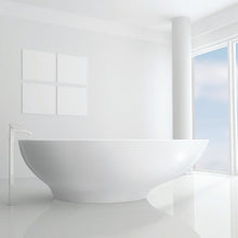 Load image into Gallery viewer, BC Designs Gio Cian Freestanding Bath Polished White 1645x935mm BAB062 Gloss White
