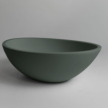 Load image into Gallery viewer, BC Designs Tasse Cian Basin, ColourKast - 575x345mm Khaki Green BAB110KG
