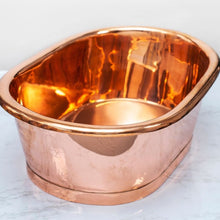 Load image into Gallery viewer, BC Designs Copper Roll Top Basin 530x345mm BAC050
