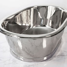 Load image into Gallery viewer, BC Designs Nickel Roll Top Basin 530x345mm BAC060
