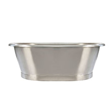 Load image into Gallery viewer, BC Designs Tin Roll Top Basin 530x345mm BAC065
