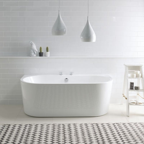 BC Designs Ancora Acrylic Bath Polished White 1640x760mm