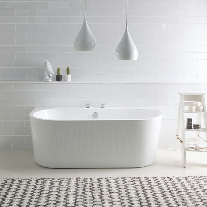BC Designs Ancora Acrylic Bath Polished White 1640x760mm