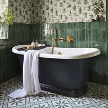Load image into Gallery viewer, BC Designs Boat Bath, Acrylic Roll Top Painted Bath - 1800x800mm
