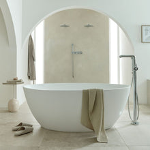 Load image into Gallery viewer, BC Designs Esseta Cian Freestanding Bath, Double Ended Bath, Polished White - 1510x760mm

