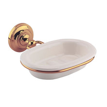 Load image into Gallery viewer, BC Designs Victrion Ceramic Soap Dish Holder CMA015CO Polished Copper
