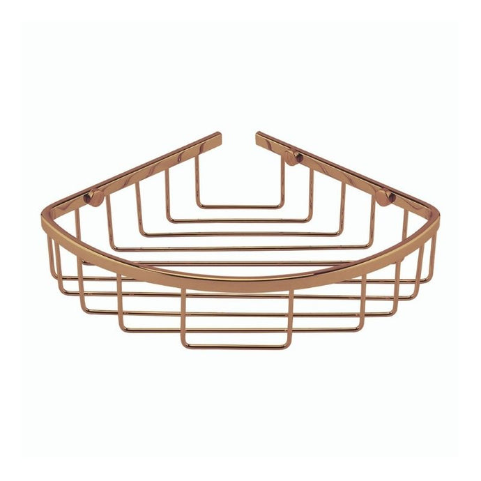 BC Designs Victrion Corner Shower Basket CMA050CO Polished Copper
