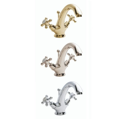 BC Designs Victrion Crosshead Mono Basin Mixer, 14 Turn Ceramic Discs