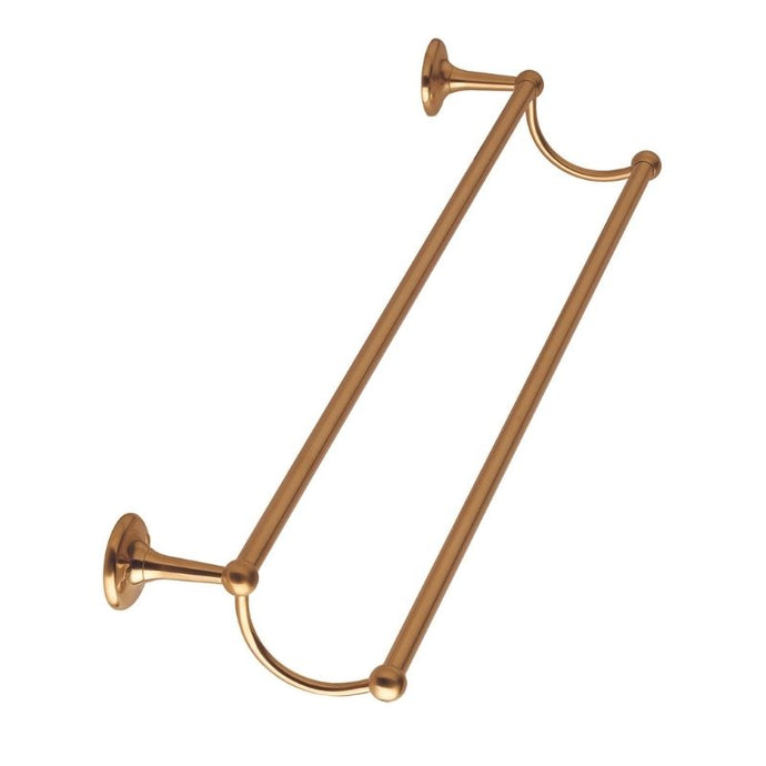 BC Designs Victrion Double Towel Rail - 170x660mm CMA025BCO Brushed Copper