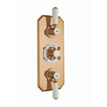 Load image into Gallery viewer, BC Designs Victrion Triple Thermostatic Concealed Shower Valve CSA030CO Polished Copper
