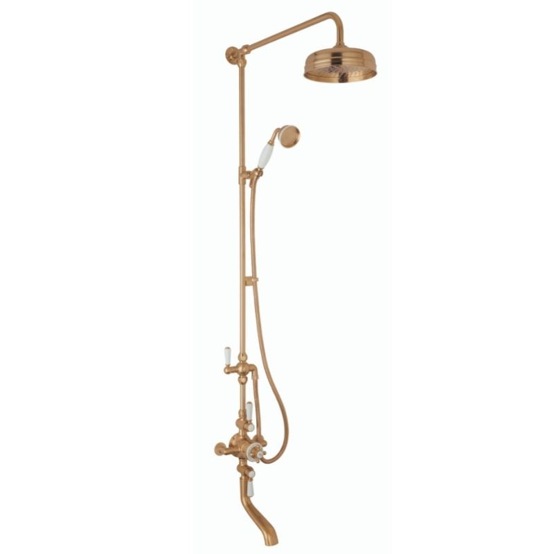 Tub store shower system