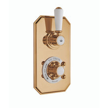 Load image into Gallery viewer, BC Designs Victrion Twin Thermostatic Concealed Shower Valve CSA020CO Polished Copper
