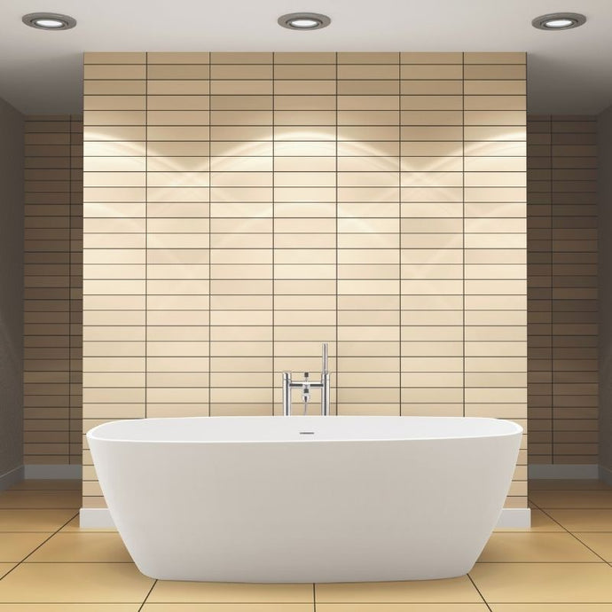 BC Designs Vive Cian Freestanding Bath Polished White 1610x750mmBC Designs Vive Cian Freestanding Bath Silk Matt 1610x750mm BAB063