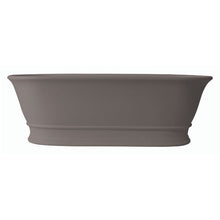 Load image into Gallery viewer, BC Designs Bampton Cian Freestanding Roll Top Boat Bath, ColourKast - 1555x740mm BAB032F Light Fawn
