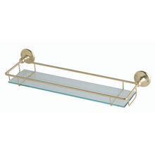 Load image into Gallery viewer, BC Designs Victrion Glass Gallery Shelf 62x466mm CMA020BG Brushed Gold

