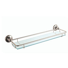 Load image into Gallery viewer, BC Designs Victrion Glass Gallery Shelf 62x466mm CMA020N Polished Nickel

