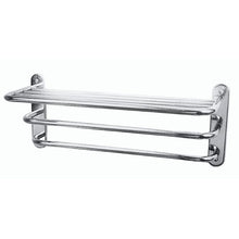 Load image into Gallery viewer, BC Designs Victrion Three Tier Towel Rack 260x612mm CMA045 Polished Chrome
