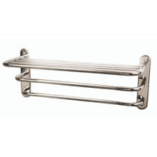 Load image into Gallery viewer, BC Designs Victrion Three Tier Towel Rack 260x612mm CMA045N Polished Nickel
