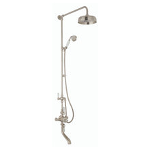 Load image into Gallery viewer, BC Designs Victrion Triple Valve with Shower and Spout Bath Filler 1440x667mm CSA005BN Brushed Nickel
