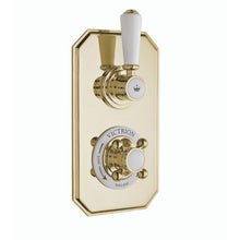 Load image into Gallery viewer, BC Designs Victrion Twin Concealed Shower Valve CSA020G Polished Gold
