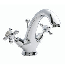 Load image into Gallery viewer, BC Designs Victrion Crosshead Mono Basin Mixer 1/4 turn Ceramic Disc CTA015 Polished Chrome
