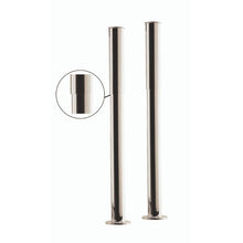 Load image into Gallery viewer, BC Designs Victrion Traditional adjustable shrouds 660x40mm CTW910N Polished Nickel

