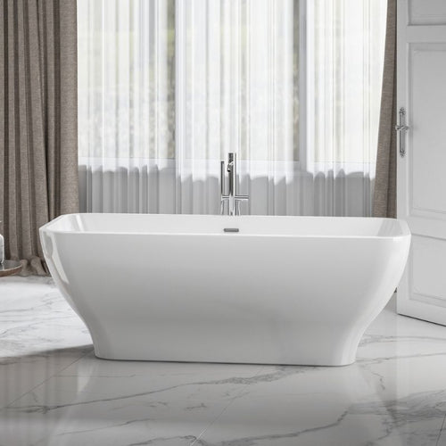 Charlotte Edwards Thebe Acrylic Freestanding Double Ended Bath, Painted Finish - 1700x750mm CE11041-PNT Vincent Alexander Baths