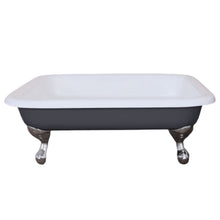 Load image into Gallery viewer, Hurlingham Chatterton Cast Iron Shower Tray, Roll Top Painted Shower Tray - 910x300mm
