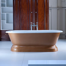 Load image into Gallery viewer, Arroll Chaumont Cast Iron Freestanding Bath, Painted Roll Top Cast Iron Boat Bath - 1700x770mm

