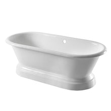 Load image into Gallery viewer, Arroll Chaumont Cast Iron Freestanding Bath, Painted Roll Top Cast Iron Boat Bath - 1700x770mm
