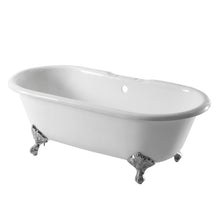 Load image into Gallery viewer, Arroll Cheverney Cast Iron Freestanding Painted Boat Bath With Feet - 1850x770mm

