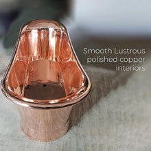 Load image into Gallery viewer, Coppersmith Creations Copper Bateau Bath, Roll Top Copper Bathtub - 1890x712mm
