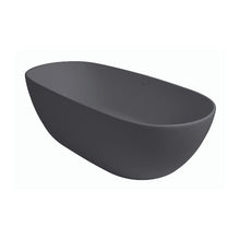 Load image into Gallery viewer, BC Designs Crea Cian Freestanding Double Ended Bath, ColourKast - 1665x780mm BAB076GM Gunmetal
